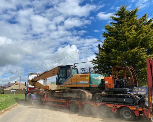 CASE CX210 & HITACHI ZX85 WON BY A BIDDER IN IRELAND