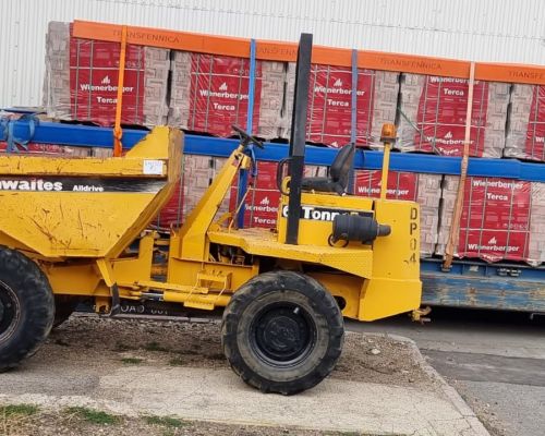 THWAITES 6 TON DUMPER WON BY A BIDDER IN FINLAND