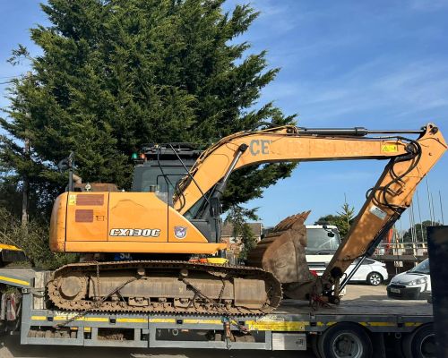 CASE CX130 WON BY A BIDDER IN THE UK